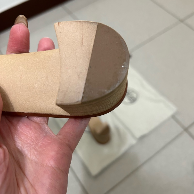Hermes 經典H涼鞋 、經典棕色(大腳者的福利)-7