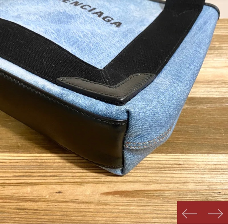 Balenciaga 小號牛仔籃斜背包-12