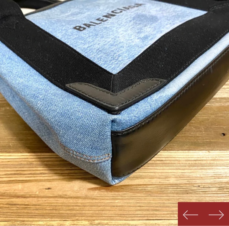 Balenciaga 小號牛仔籃斜背包-13