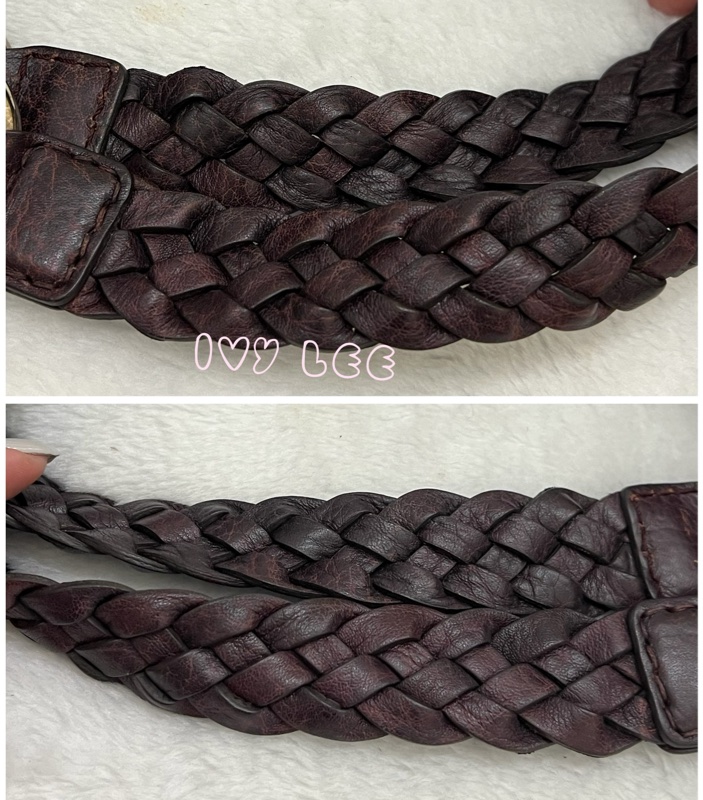 Gucci 竹節裝飾 帆布皮革托特包 編織手把 深咖啡酒紅 232947 正品 二手精品-18