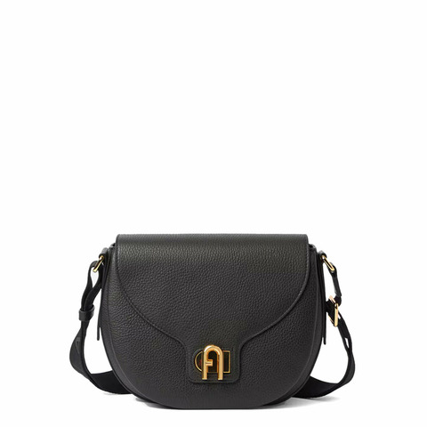 Furla - Borsa a bandoliera Lotus S Nero Toni Nero - WB01605BX3916 - NERO+TONI/NERO