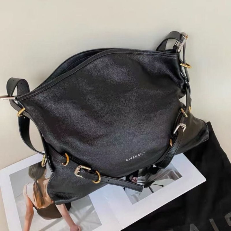 givenchy黑銀中號 voyou肩背包 40*6.5*27cm 99新 配件塵袋-1