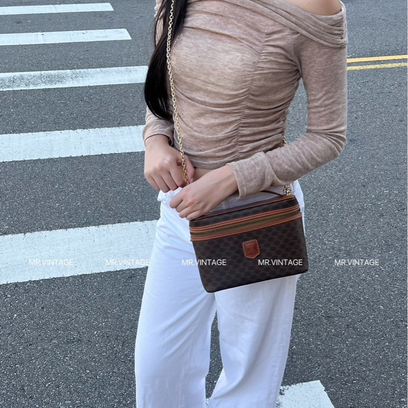 ✨Celine 凱旋門化妝盒包-0