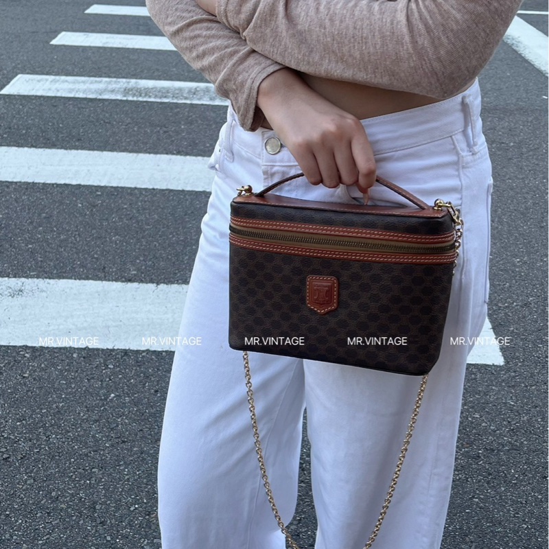 ✨Celine 凱旋門化妝盒包-1