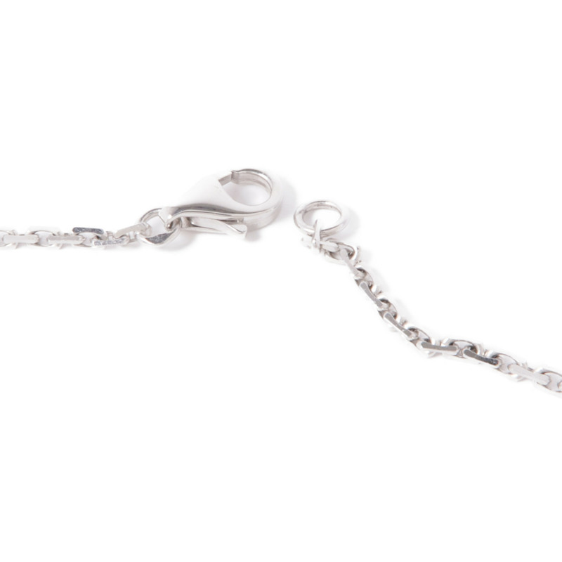 CARTIER 18K白金Love Diamond Necklace鑽石項鍊-5