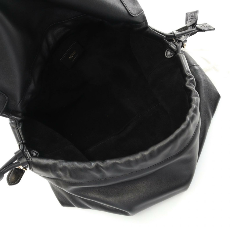 FENDI Mamma Baguette 大單肩包 8BR834AQ0DF0KUR 皮革黑色新款女款-2