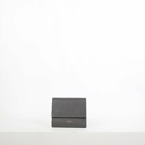 二手Celine 灰色短夾