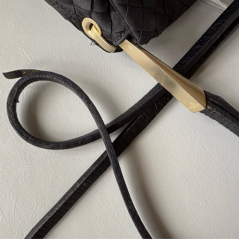 Bottega Veneta Intrecciato satin evening bag 中古BV晚宴包-13