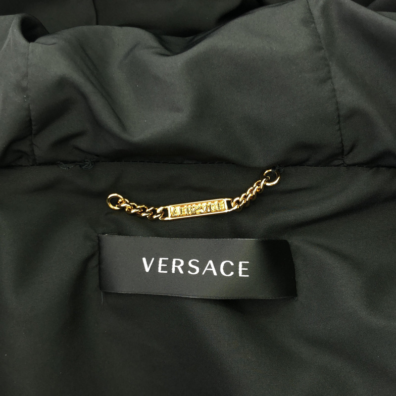 VERSACE 羽絨外套 羽絨外套 聚酯纖維 黑色 二手 女款-4