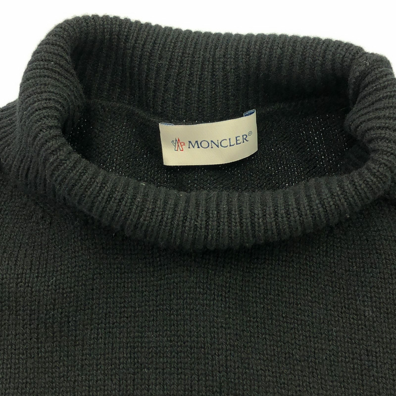 MONCLER 毛衣 針織 羊毛 黑色 二手 男款-9