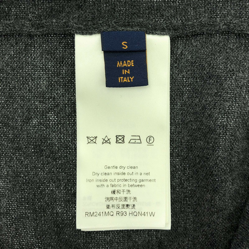 LOUIS VUITTON 毛衣針織 RM241MQ R93 HQN41N 羊毛灰二手男款-5