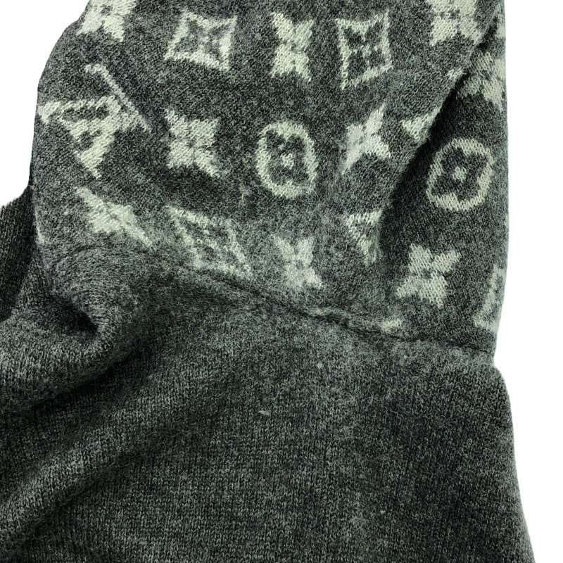 LOUIS VUITTON 毛衣針織 RM241MQ R93 HQN41N 羊毛灰二手男款-7