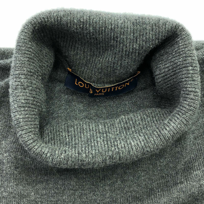 LOUIS VUITTON 毛衣針織 RM241MQ R93 HQN41N 羊毛灰二手男款-9