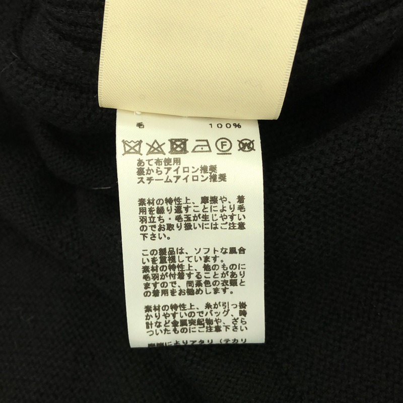 HERMES 針織針織 2H2623DA 27-7703 羊毛黑色二手男裝-6