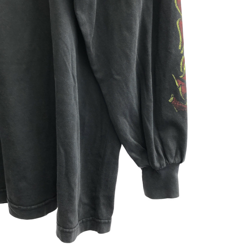 BALENCIAGA T卹 長袖T卹 棉質 黑色 二手 男女通用-3