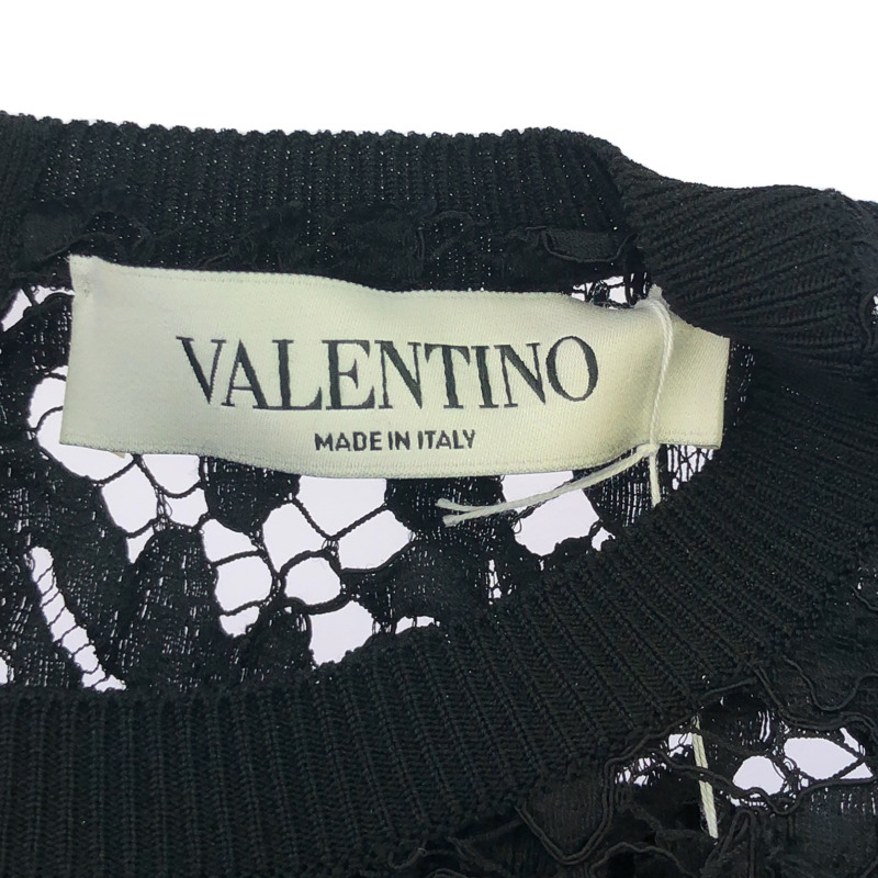 Valentino 洋裝 洋裝 人造絲 黑色 二手 女款-4