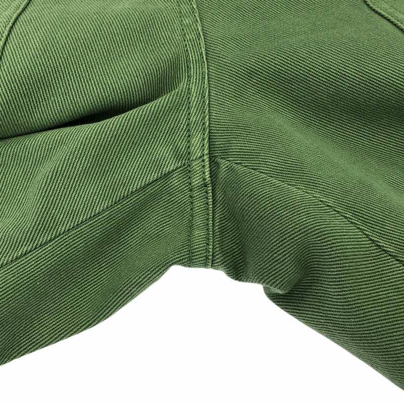 MAX MARA 褲子 褲子 棉 綠色 二手 男式-6