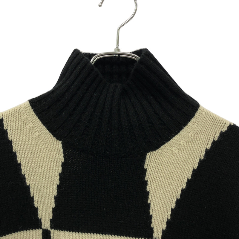 MAX MARA 針織洋裝 黑色 淺米色 洋裝 羊毛 黑色 二手 女款-2
