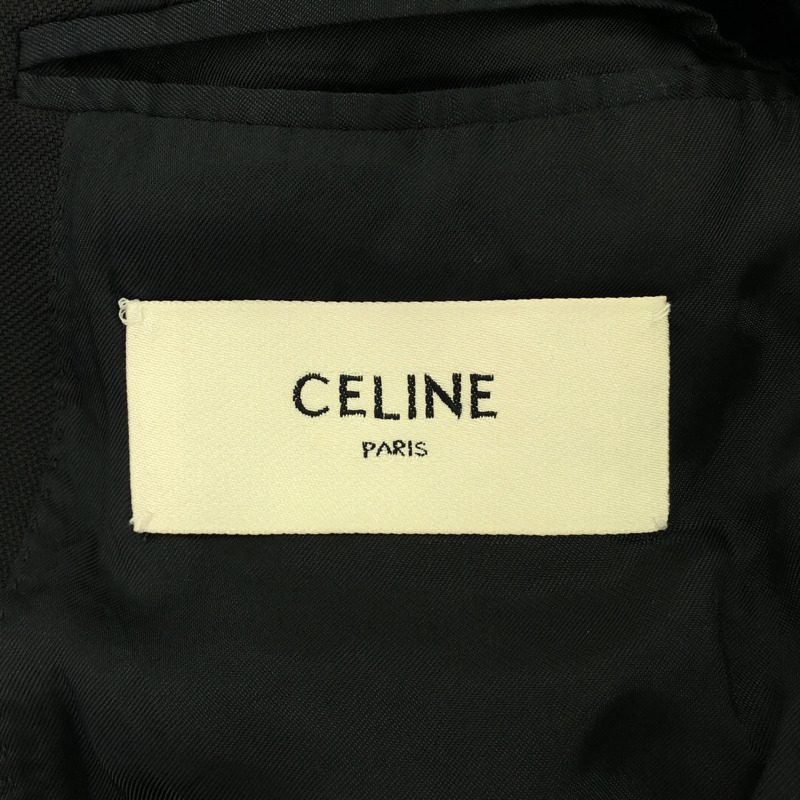 CELINE 夾克 其他夾克 羊毛 黑色 二手 男士-4