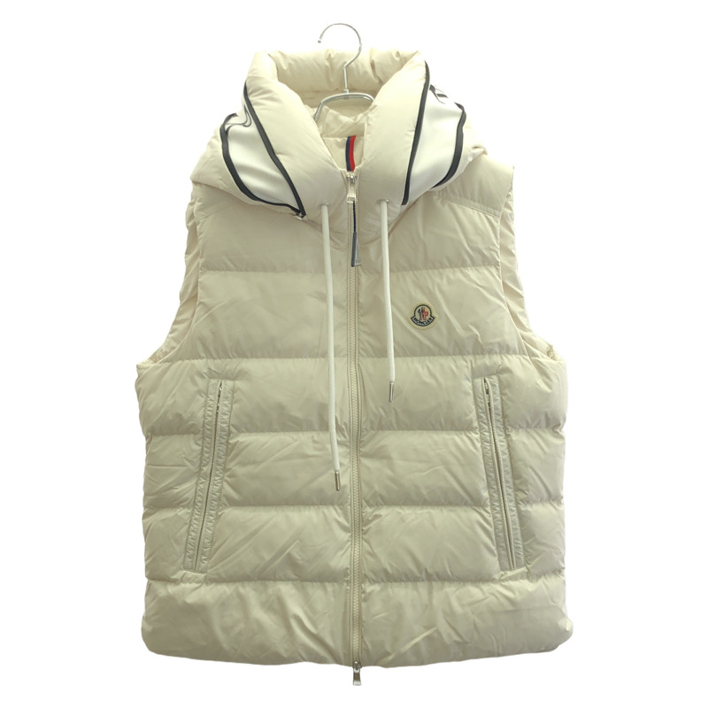MONCLER 羽絨背心 羽絨背心 聚酯纖維 白色 二手 男款-0