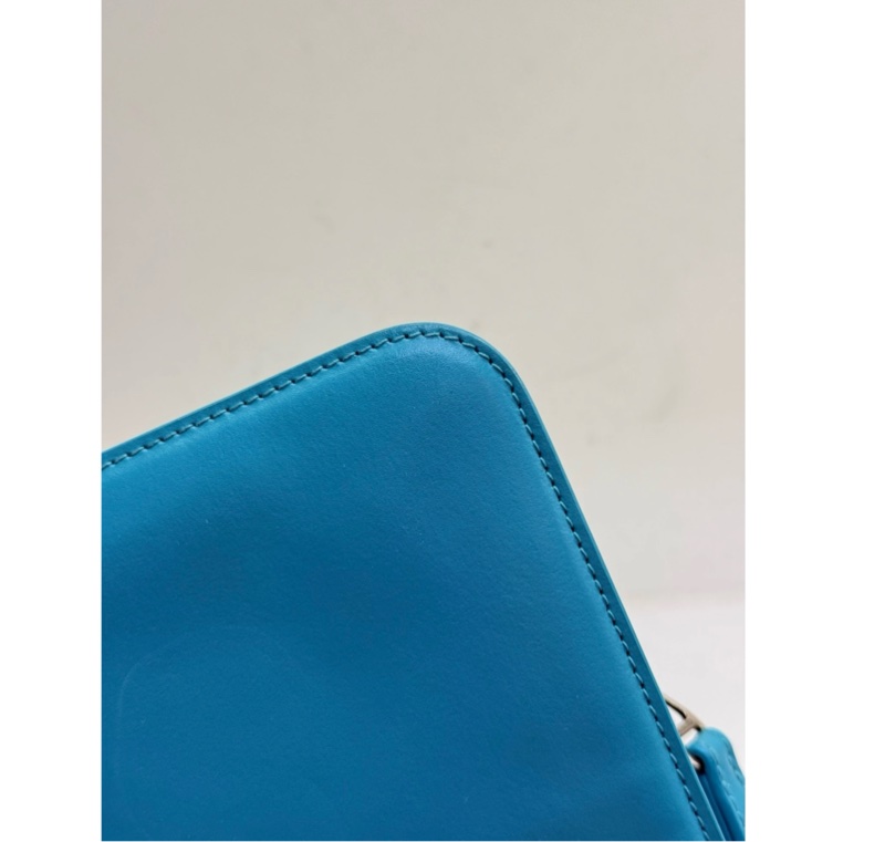 Balenciaga 藍色風琴包斜背包-6