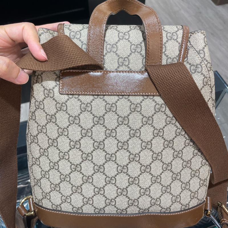 GUCCI PVC防水 後背包/雙肩包 9成新-21