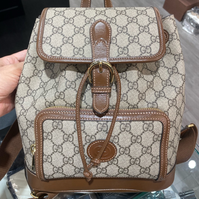 GUCCI PVC防水 後背包/雙肩包 9成新-22