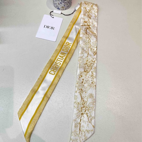 全新 DIOR JARDIN D’HIVER花園 絲巾