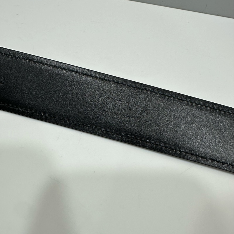 Prada 2CM198 黑色防刮牛皮皮帶 85cm-4