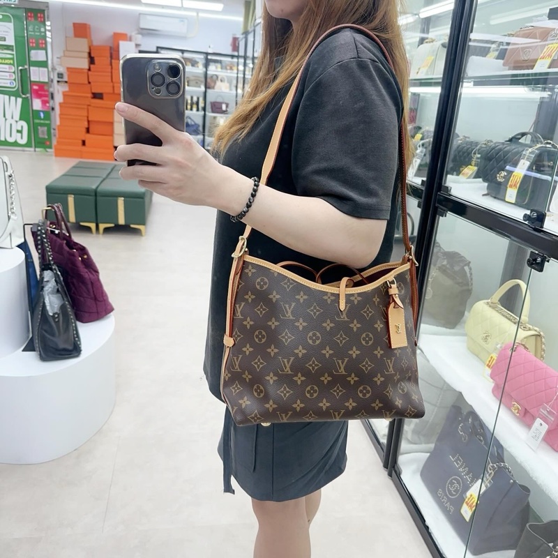 LV CarryAll PM size 晶片款 手提單肩斜肩包-1