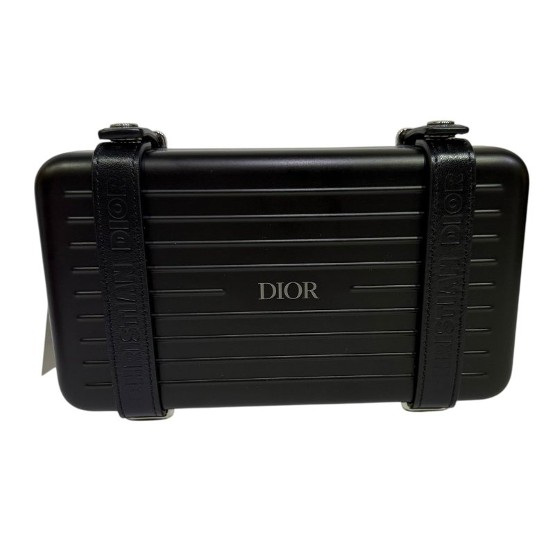 【美收精品】Dior X Rimowa 鋁質和粒面觸感頂級小牛皮手拿包 2-359-0