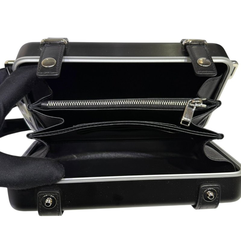 【美收精品】Dior X Rimowa 鋁質和粒面觸感頂級小牛皮手拿包 2-359-11