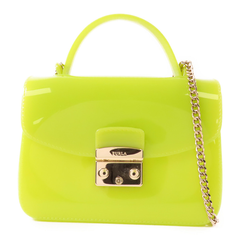 Furla PVC 2 Way Shoulder Bag金扣手挽肩背兩用袋-0