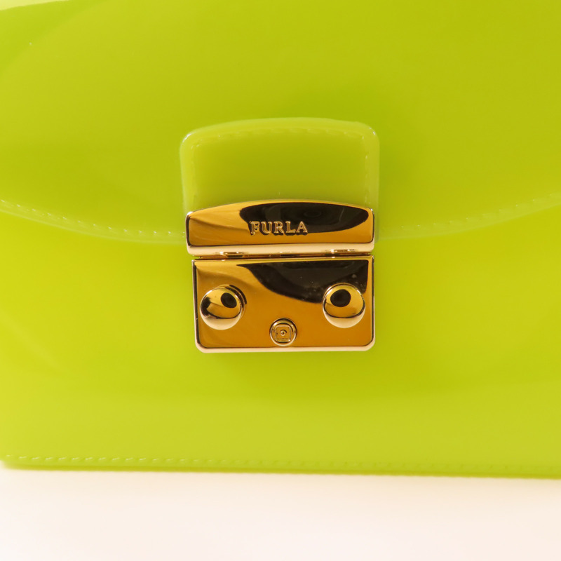 Furla PVC 2 Way Shoulder Bag金扣手挽肩背兩用袋-8