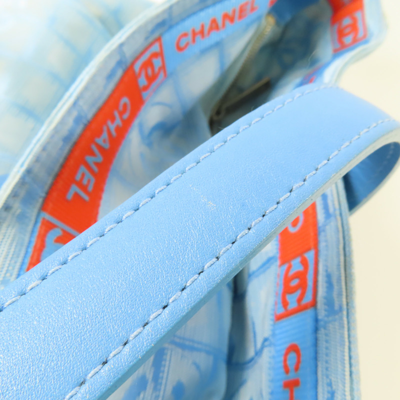CHANEL 尼龍New Travel Line Tote銀扣手挽袋-17