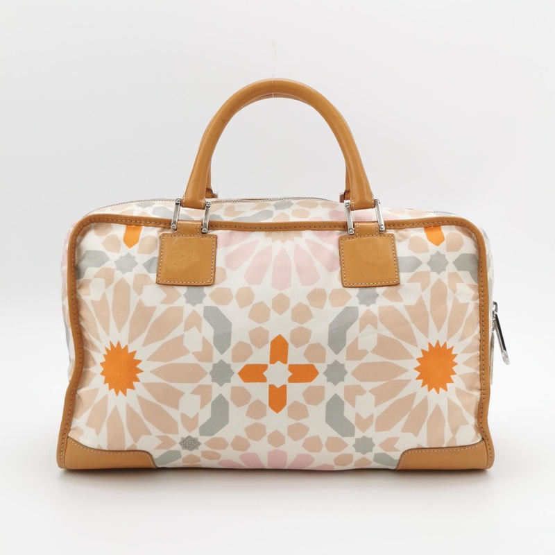 9❤️羅意威Loewe Amazona牛皮印花字母手提包👜-5