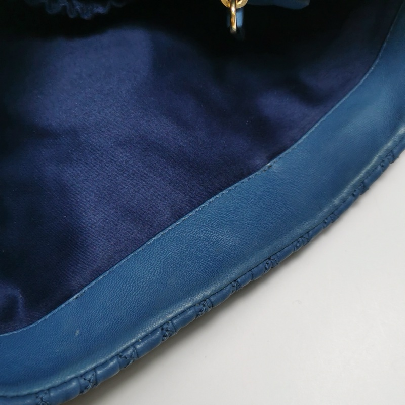 9❤️miumiu羊皮褶皺鑽石💎單肩包-9