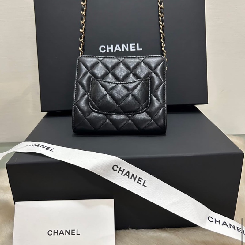 CHANEL AP3061 WOC 羊皮小廢包-6