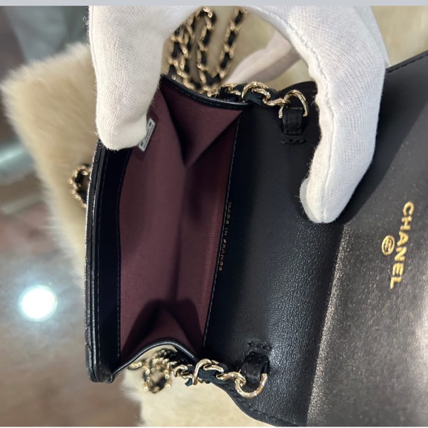 CHANEL AP3061 WOC 羊皮小廢包-7