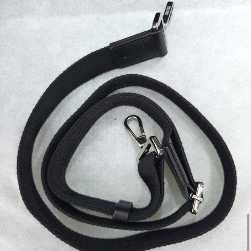 Dior Oblique黑色緹花小袋-1