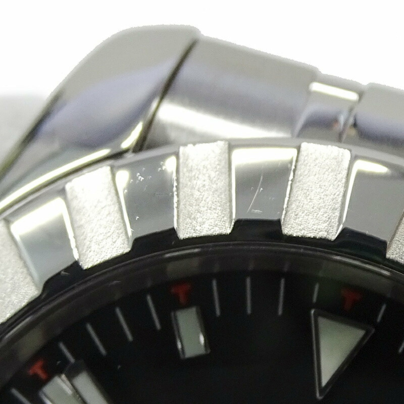 帝舵 TUDOR 20010 運動系列手錶男式日期自動 AT 不鏽鋼 SS 銀色黑色拋光-10
