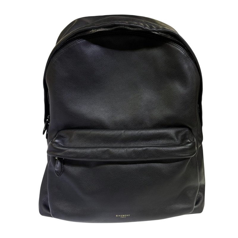 【美收精品】GIVENCHY黑色皮革後背包 2-338-0