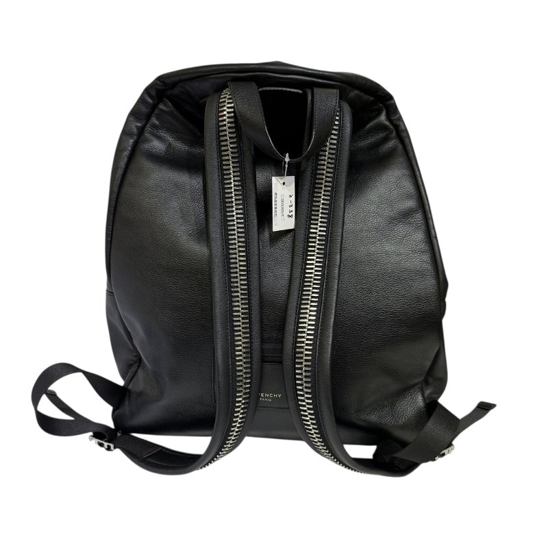 【美收精品】GIVENCHY黑色皮革後背包 2-338-1