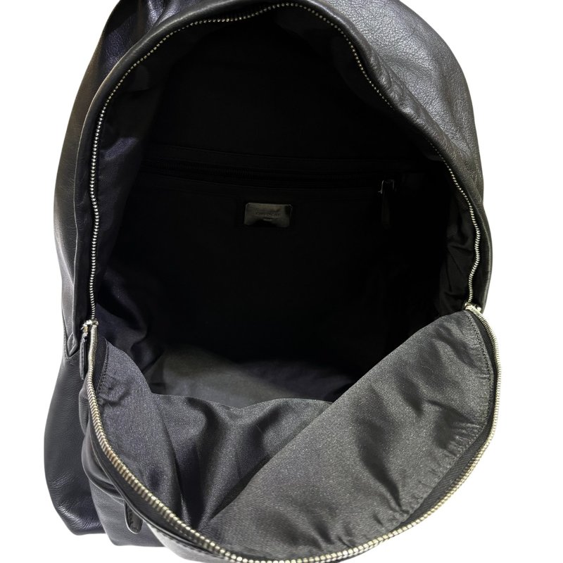 【美收精品】GIVENCHY黑色皮革後背包 2-338-12