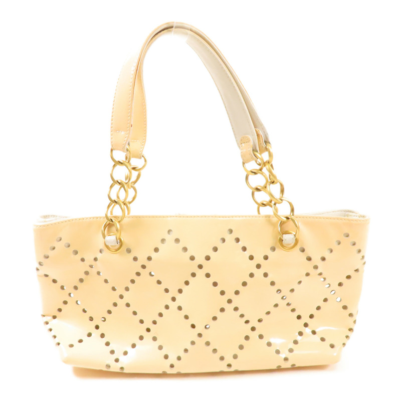 CHANEL PVC Hand Bag金扣手挽袋-1