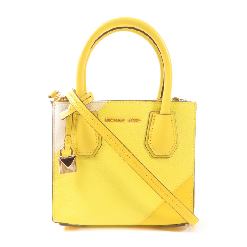 Michael Kors 皮革Shoulder Bag金扣手挽肩背兩用袋-0
