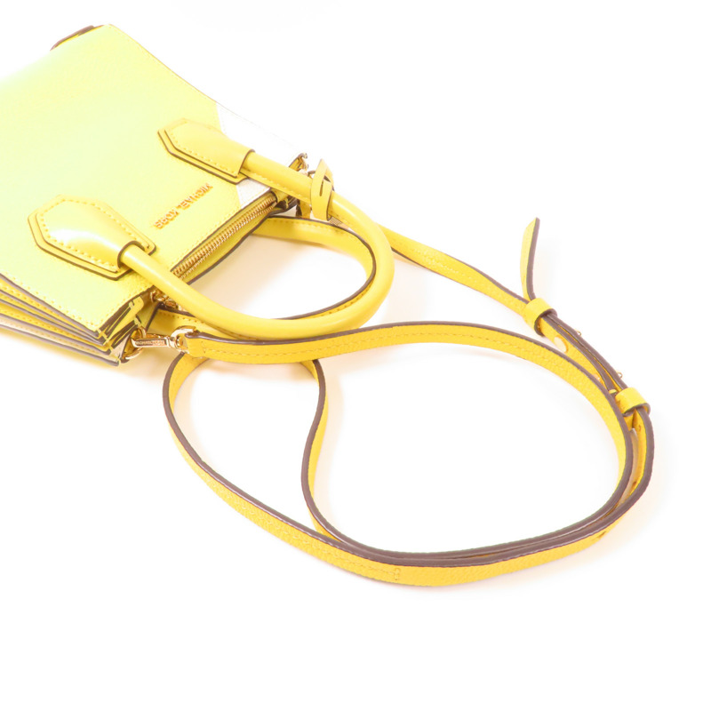 Michael Kors 皮革Shoulder Bag金扣手挽肩背兩用袋-5