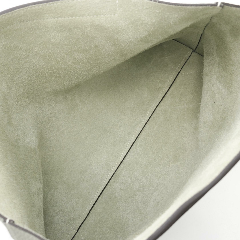 愛馬仕 Cabas selier 31 手提包 082201CA Clemence 皮革 綠色 二手 男士 B-2