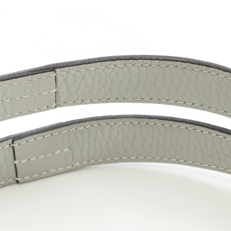 愛馬仕 Cabas selier 31 手提包 082201CA Clemence 皮革 綠色 二手 男士 B-5