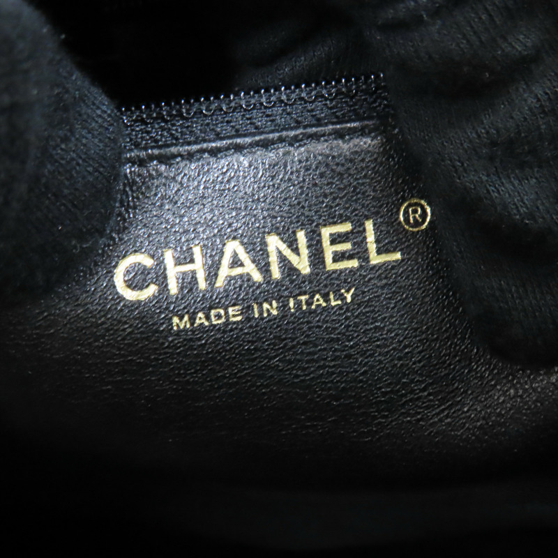 黑色 菱格紋 皮革 Filigree 後背包 無卡【CHANEL 香奈兒】 A57090-6